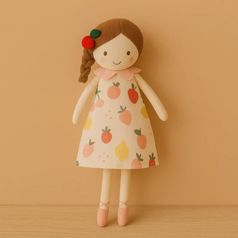 Boneca de Pano Marjorie Rosa: Conforto e Companhia para Brincadeiras Inesquecíveis