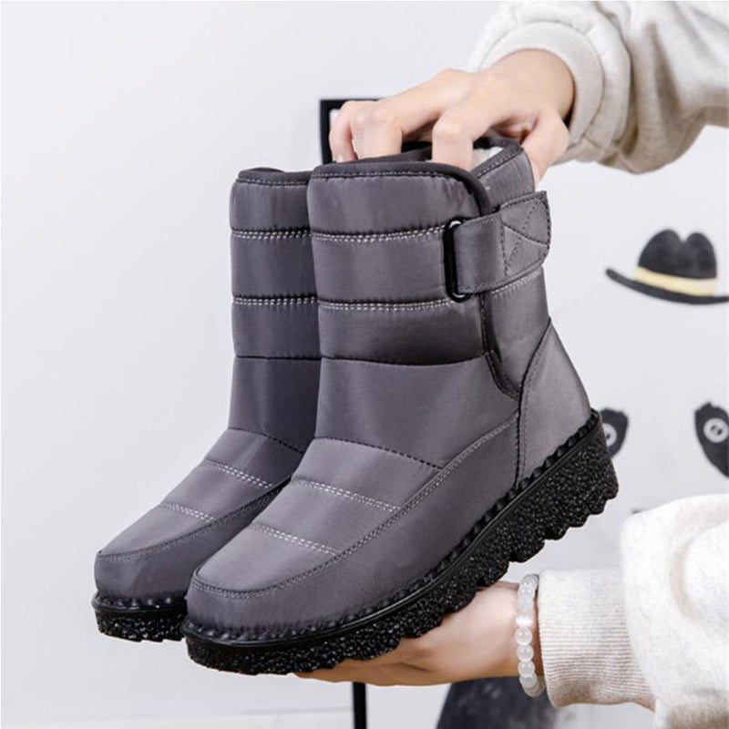 Bota para o Frio Impermeável Cano Médio Frozen