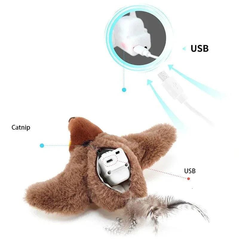 Brinquedo Interativo para Gatos com Som e Movimento – Diversão e Estímulo Garantidos