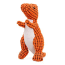 Confortável Brinquedo de Pelúcia Dino com Apito para Cães