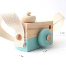 Câmera de Madeira Montessori para Brincar e Aprender