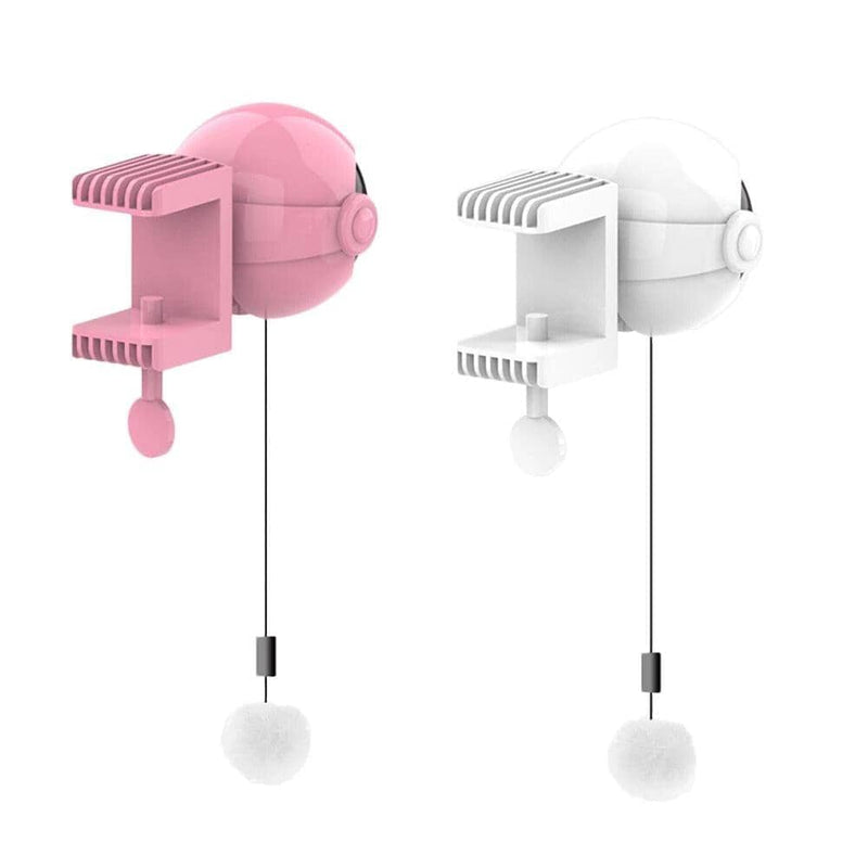 Brinquedo Interativo com Bolinha de Pelúcia – Estímulo e Alegria para Gatos