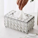 Organizador Dourado para Lenços de Papel - Estilo e Praticidade