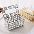 Organizador Dourado para Lenços de Papel - Estilo e Praticidade