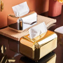 Organizador Elegante para Lenços e Papéis Cromado Lenogue