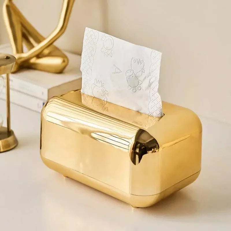 Organizador Elegante para Lenços e Papéis Cromado Lenogue