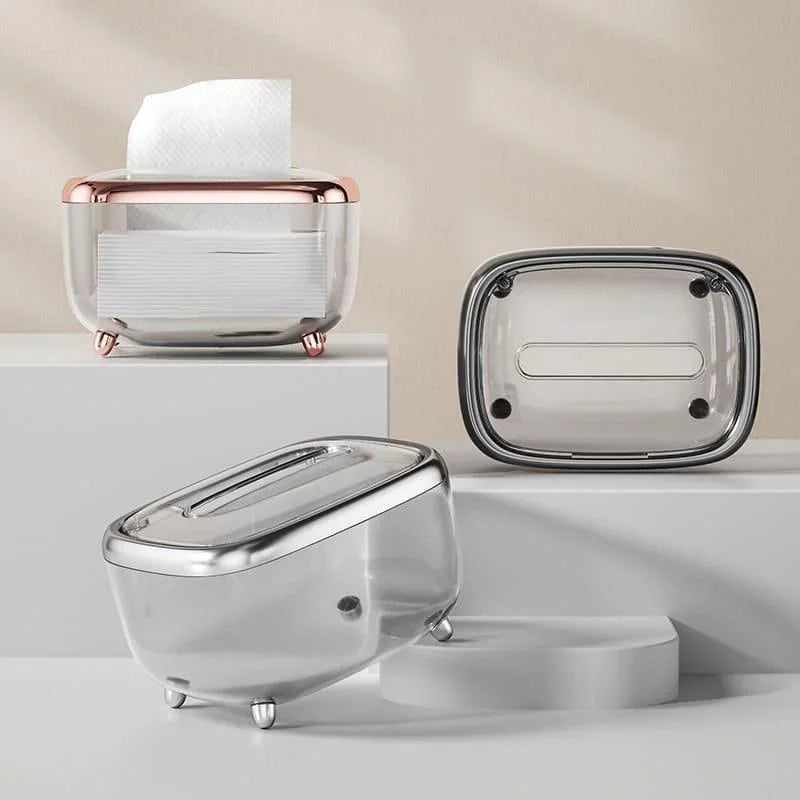 Organizador Prático para Lenços Umedecidos Transparentes Lenogue