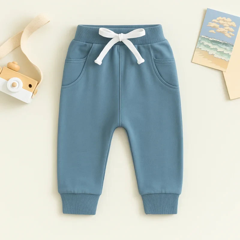 Calça Infantil de Moletom em Algodão com Prático Bolso Lenogue