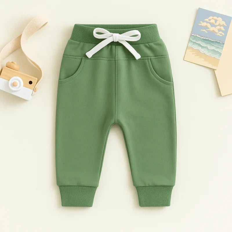 Calça Infantil de Moletom em Algodão com Prático Bolso Lenogue