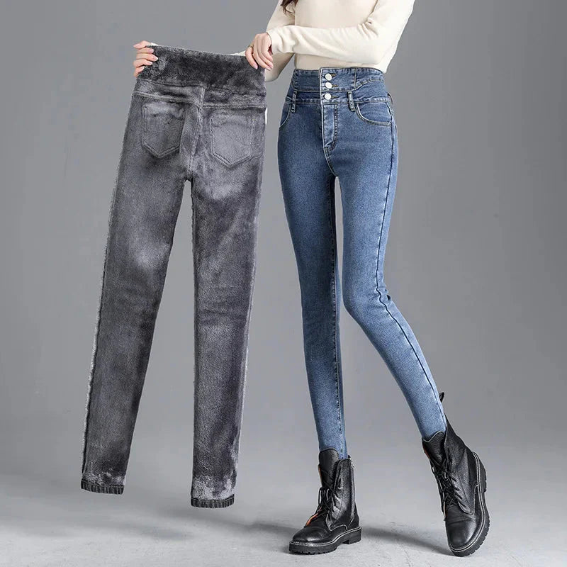 Calça Jeans Feminina Peluciada - Katy