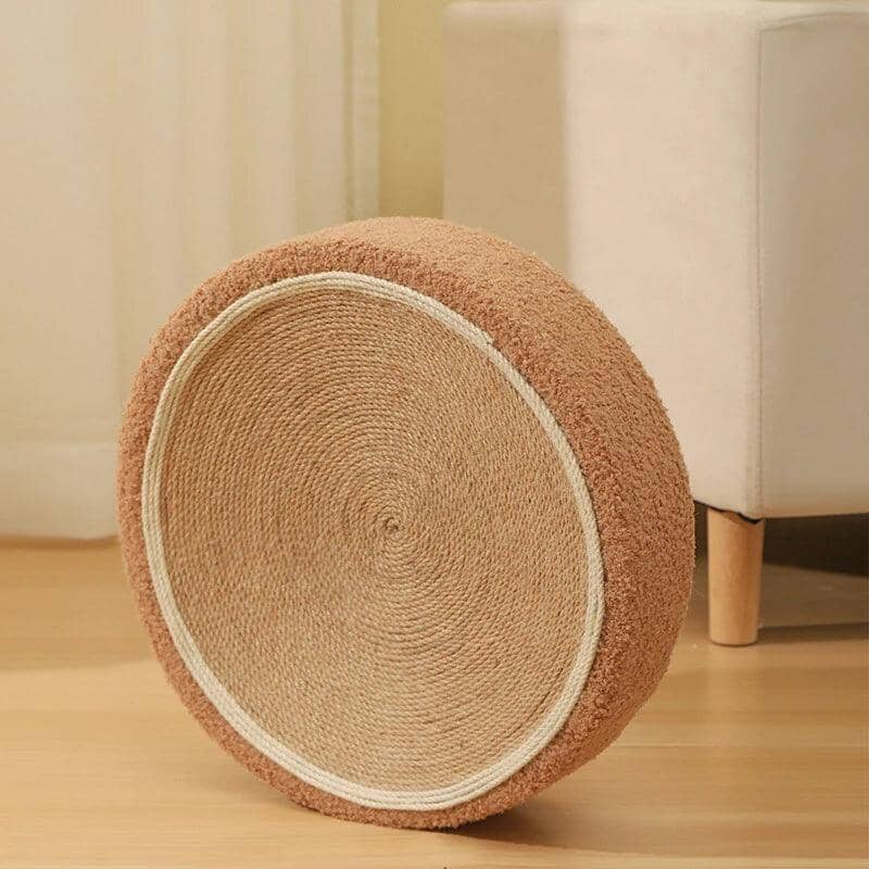 Cama Arranhadora de Sisal para Gatos – Conforto em Formato de Tigela para Relaxamento e Bem-Estar
