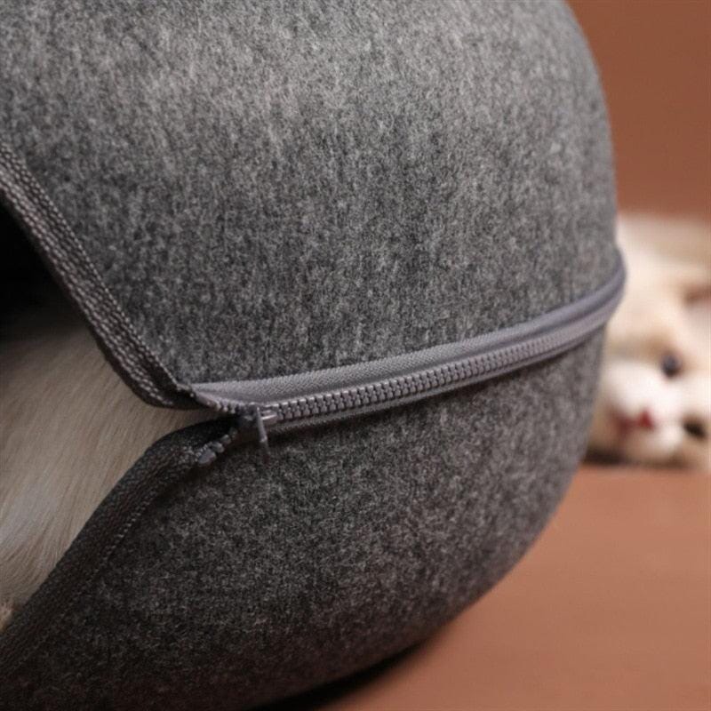 Cama Túnel Interativa para Gatos – Conforto e Entretenimento em Um Só Espaço