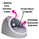 Cama Toca para Gatos - Conforto Aconchegante para Momentos de Tranquilidade