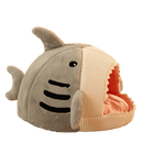 Cama Tubarão para Pets – Conforto Atraente e Diversão Garantida