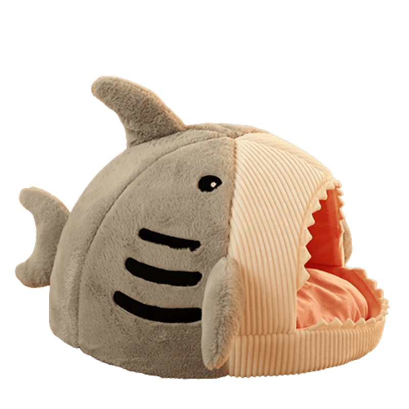 Cama Tubarão para Pets – Conforto Atraente e Diversão Garantida