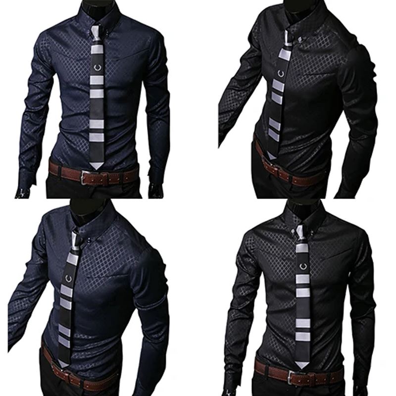 Camisa Social Xadrez One Color Masculina