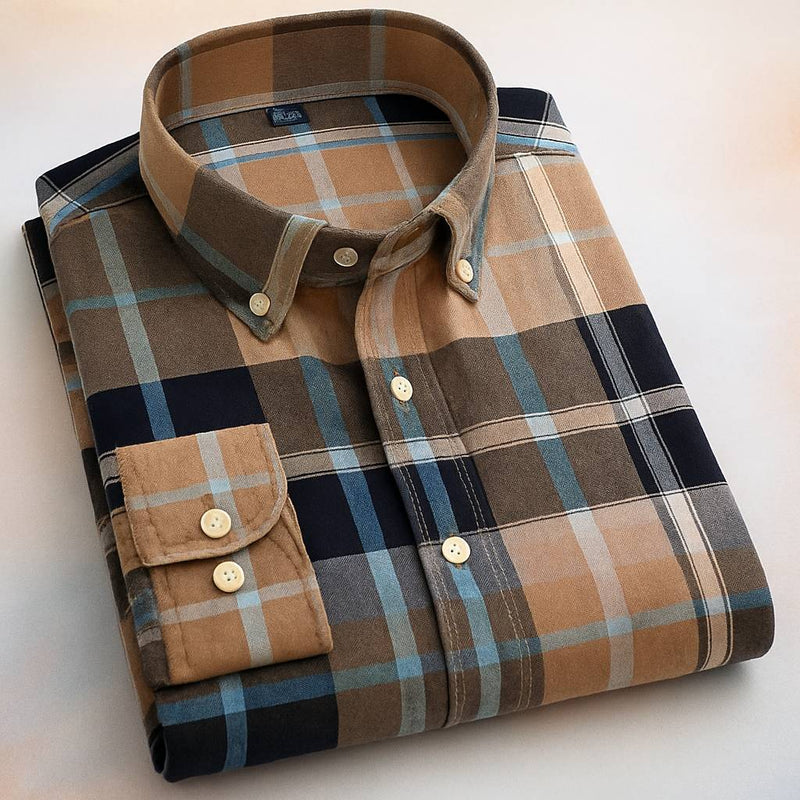 Camisa Xadrez Masculina Flanela Crew Algodão