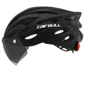 Capacete Ciclismo com Luz Traseira e Viseira Magnética Masculino/Feminino Cairbull