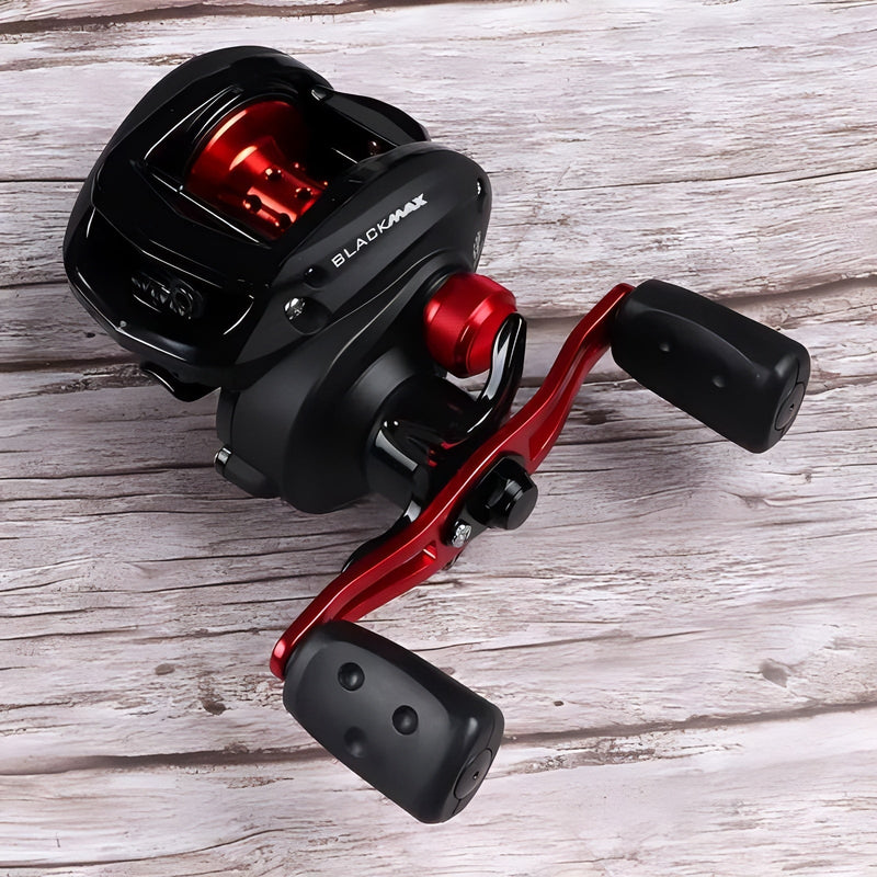 Carretilha Abu Garcia Black Max3: Desempenho Superior com Drag de 8,1kg e 5 Rolamentos de Aço Inoxidável