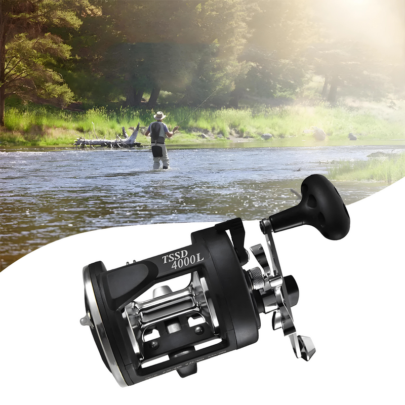 Carretilha de Alta Performance com Drag de 15kg e Capacidade de 480m para Mão Direita