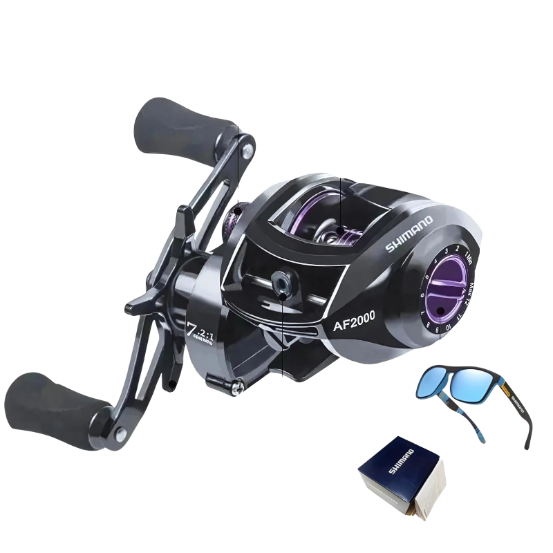 Carretilha Shimano com Drag de 8kg e 13 Rolamentos para Rotação Suave e Precisa