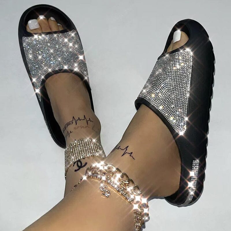 Chinelo Feminino Strass