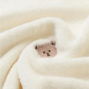 Cobertor Fleece Infantil Bege Para Conforto e Aconchego