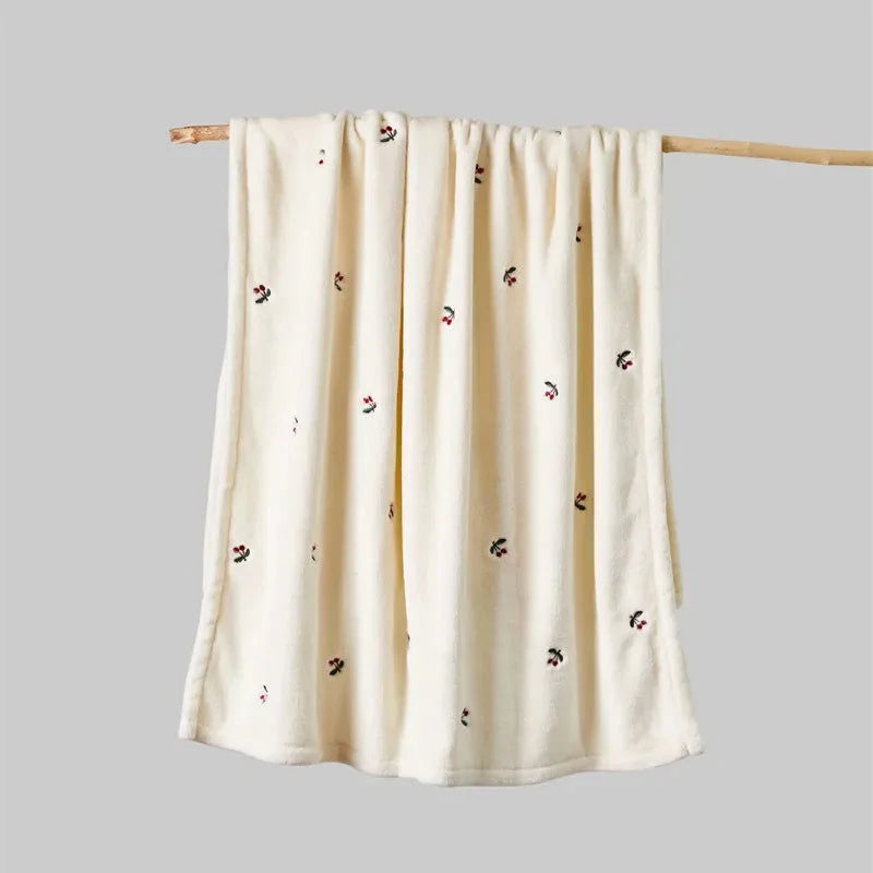 Cobertor Fleece Infantil Bege Para Conforto e Aconchego