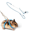 Coleira e Guia Confortável para Hamster, Chinchila e Porquinho da Índia