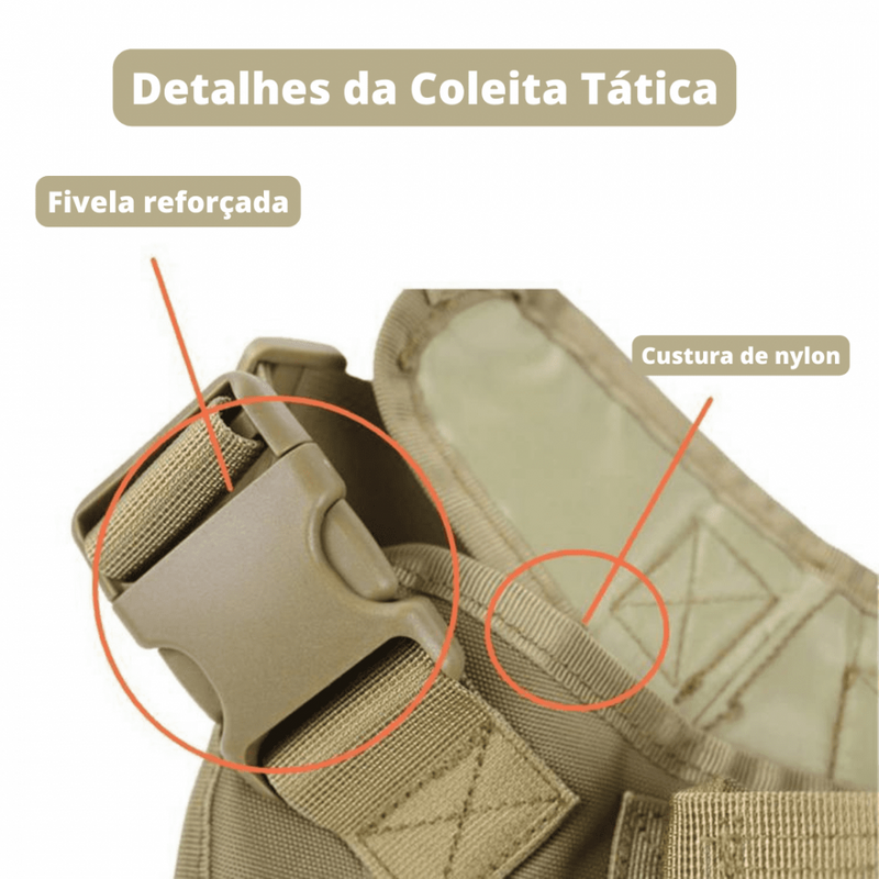 Coleira Peitoral K9 Anti Puxão para Cães Grandes – Conforto e Controle na Caminhada