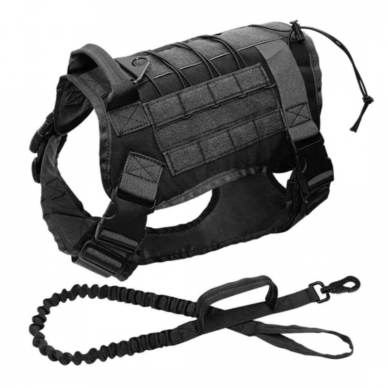 Coleira Peitoral Tática K9: Conforto e Controle para Cães Grandes