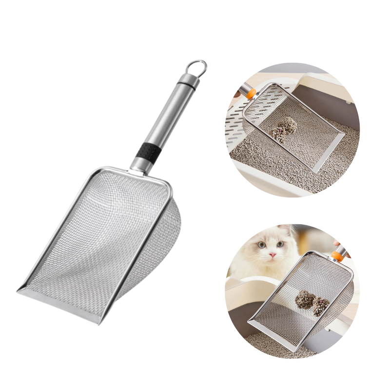 Pá Coletora de Fezes para Gatos – Praticidade e Conforto na Limpeza da Areia