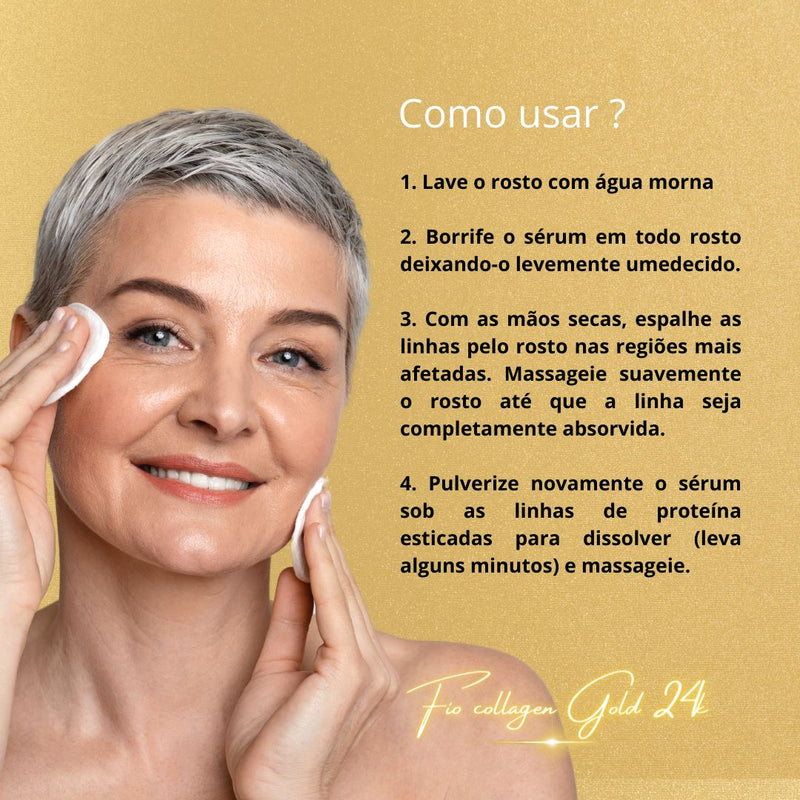 CollagenGold 24K Rejuvenescedor - Lifting Facial