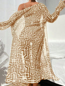 Conjunto Biquíni com Kimono Geométrico