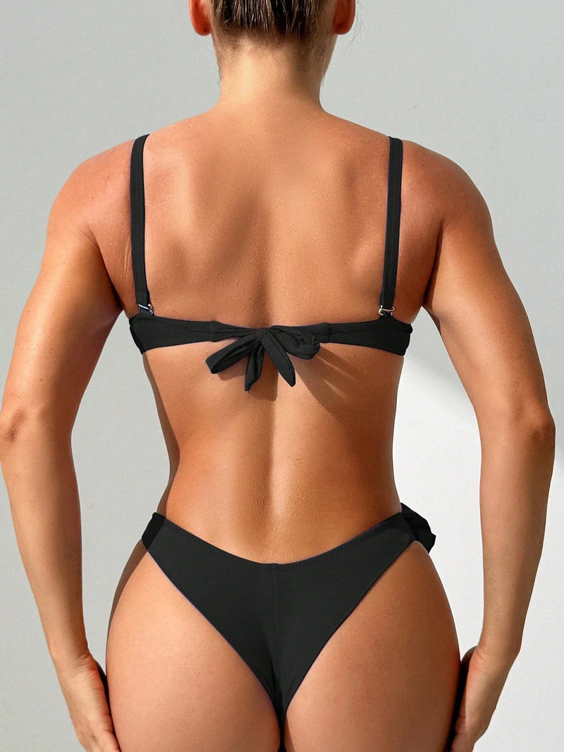 Conjunto de Biquíni Elegância Floral