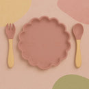 Conjunto de Prato e Talheres em Silicone Lenogue para Praticidade e Conforto no Dia a Dia