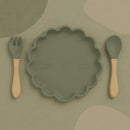 Conjunto de Prato e Talheres em Silicone Lenogue para Praticidade e Conforto no Dia a Dia