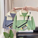 Conjunto Infantil Estiloso: Camisa Listrada e Calça Casual para Conforto e Liberdade