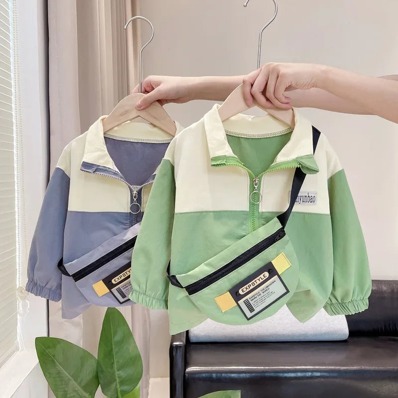 Conjunto Infantil Estiloso: Camisa Listrada e Calça Casual para Conforto e Liberdade