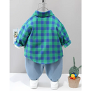 Conjunto Infantil Comfort Xadrez Lenogue para Aconchego e Estilo