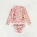 Conjunto Infantil Feminino Biquíni Floral para Conforto e Liberdade