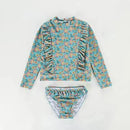 Conjunto Infantil Feminino Biquíni Floral para Conforto e Liberdade