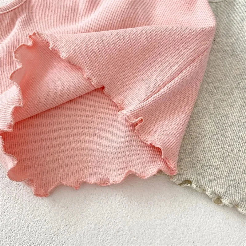 Conjunto Infantil Feminino Emily: Conforto e Estilo com Regata e Short