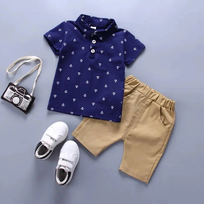 Conjunto Azul Masculino Benjamin para Conforto e Estilo Infantil