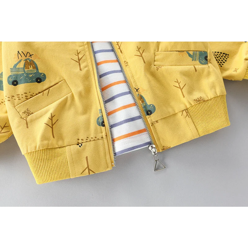 Conjunto Infantil Masculino Estampa de Carro Lenogue - Estilo e Conforto Para Pequenos Aventureiros