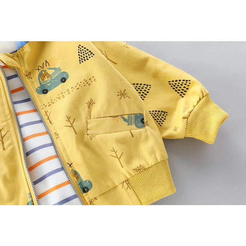 Conjunto Infantil Masculino Estampa de Carro Lenogue - Estilo e Conforto Para Pequenos Aventureiros