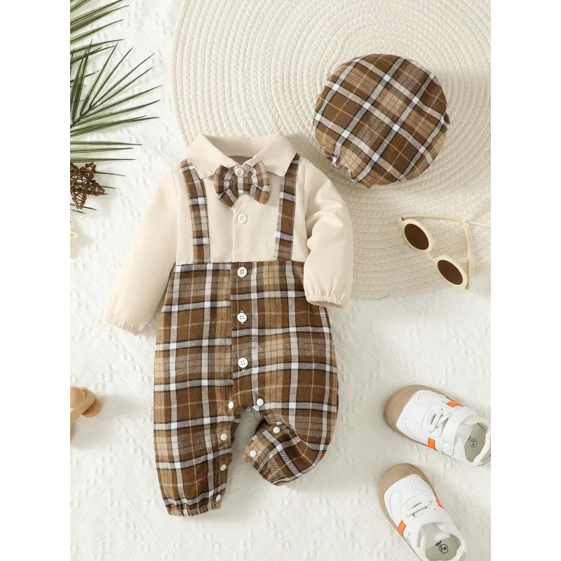 Conjunto Infantil Masculino com Suspensórios e Chapéu: Estilo e Conforto para Pequenos Momentos