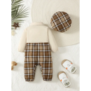 Conjunto Infantil Masculino com Suspensórios e Chapéu: Estilo e Conforto para Pequenos Momentos