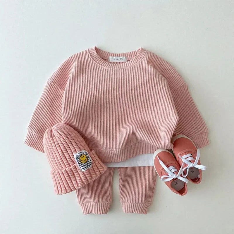Conjunto Infantil de Moletom Colorido para Conforto e Estilo