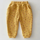 Conjunto Infantil em Moletom com Estampa de Flores e Frutas - Conforto e Estilo para Pequenos